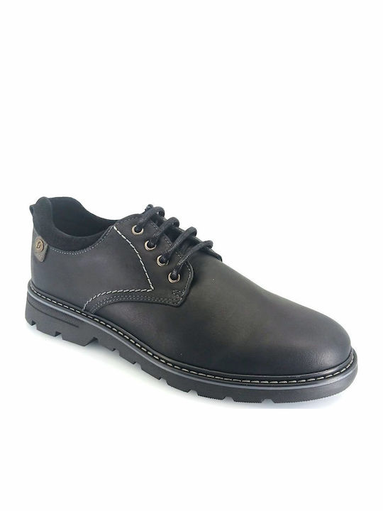 Men's Leather Casual Shoes Black