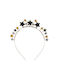 Gold Silber Schwarz Stern Haarband