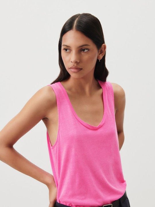 American Vintage Women's Blouse Pink Fluorescent
