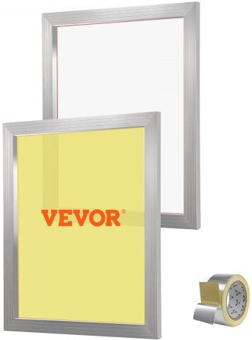 Σετ Μεταξοτυπίας Vevor 2 Κορνίζες Αλουμινίου 20x24 Ίντσες 160 Μετρήσεις Δίχτυ Εκτύπωση T-shirt Diy Sykjd21602024kl5mv0