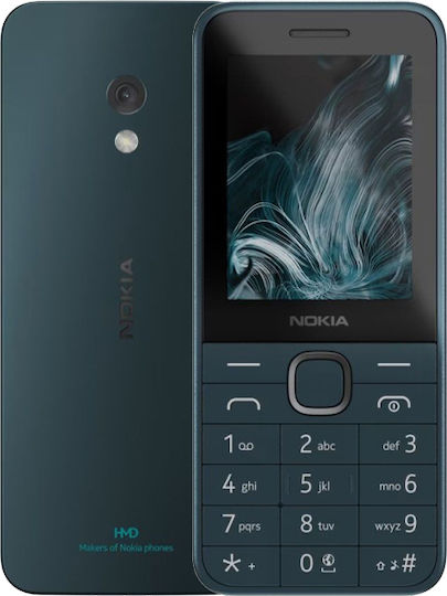 Nokia 225 4G (2024) Dual SIM Κινητό με Κουμπιά (Ελληνικό Μενού) Dark Blue