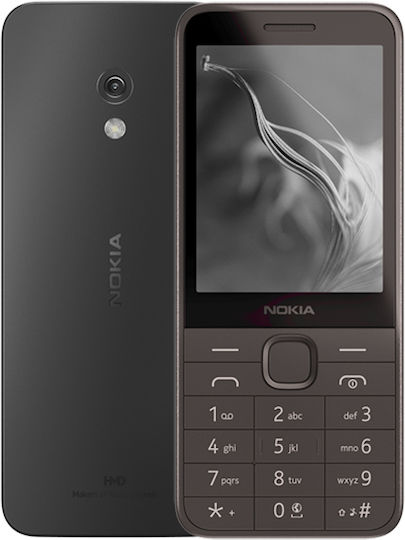 Nokia 235 4G (2024) Dual SIM Κινητό με Κουμπιά (Ελληνικό Μενού) Μαύρο