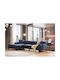 Petra Ecksofa mit Linker Ecke Blau 250x145x69cm