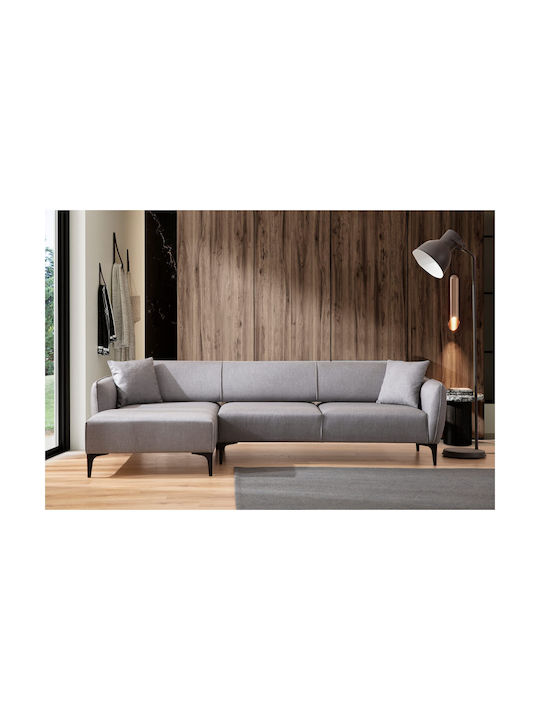 Belissimo Ecke Sofa mit Linke Ecke Grau 270x140...