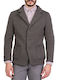 Men's Winter Suit Jacket Slim Fit Gray