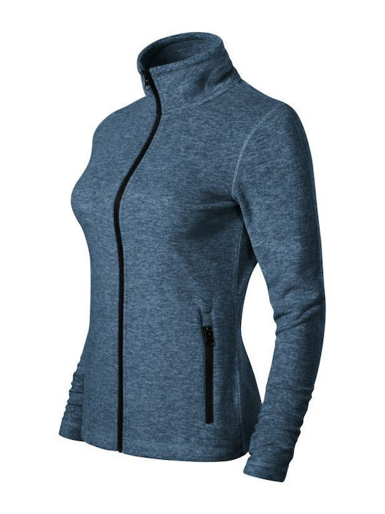Malfini Women's Long Sleeve Promotional Cardigan Blue