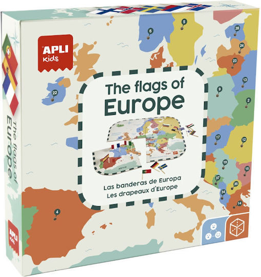 Puzzle pentru Copii Steagurile Europei Apli Kids