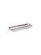 Set de 4 Platouri Decorative din Aluminiu Zack Argintii 023598 Aluminiu