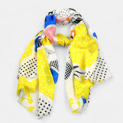 Verde Women's Scarf Yellow Verde Women's Scarf Yellow