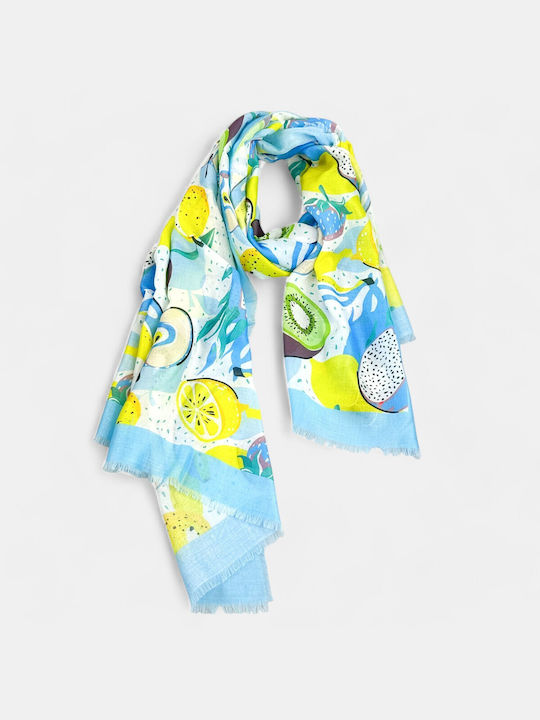 Verde Women's Scarf Blue