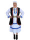 Adults Traditional Costume Epirus with Scarf with 3 Rows Necklace with 45 Coins