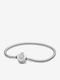Pandora Women's Silver Chain Bracelet with Zircon 16cm