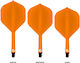 Shot Flight Deck One Piece Orange Medium No.2 Пера за дартс, Φτερά για Βελάκια Дартс