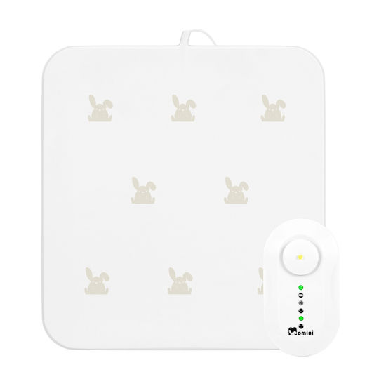 Momini Sleep Monitor Παρακολούθησης Αναπνοής Κίνησης Μωρού Κατά Ύπνο 32x29x1cm Λευκό