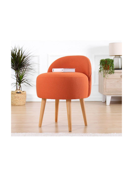 Stool For Living Room Upholstered with Fabric C...