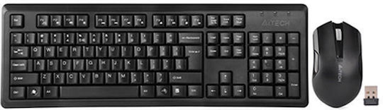 A4Tech 4200N Ασύρματο Σετ Πληκτρολόγιο & Ποντίκι Αγγλικό UK