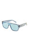 Tailor Made Unisex Sonnenbrillen mit Blauen Horn umrandeten Rahmen und Hellblauen Gläser TM15252-C4