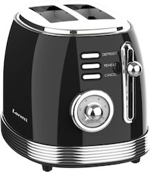 Laretti Φρυγανιέρα 2 Θέσεων 850W Μαύρη Laretti Φρυγανιέρα 2 Θέσεων 850W Μαύρη