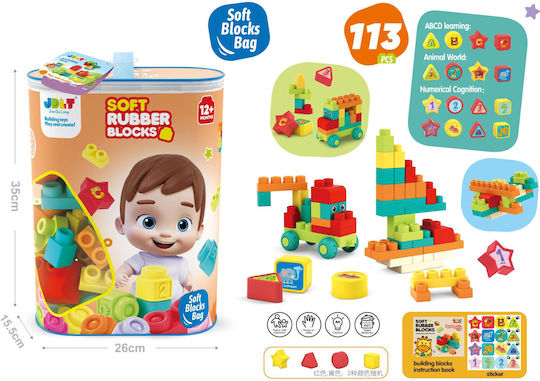 Blue Toys Building Blocks for 1 Plus Year Olds 113 Pieces