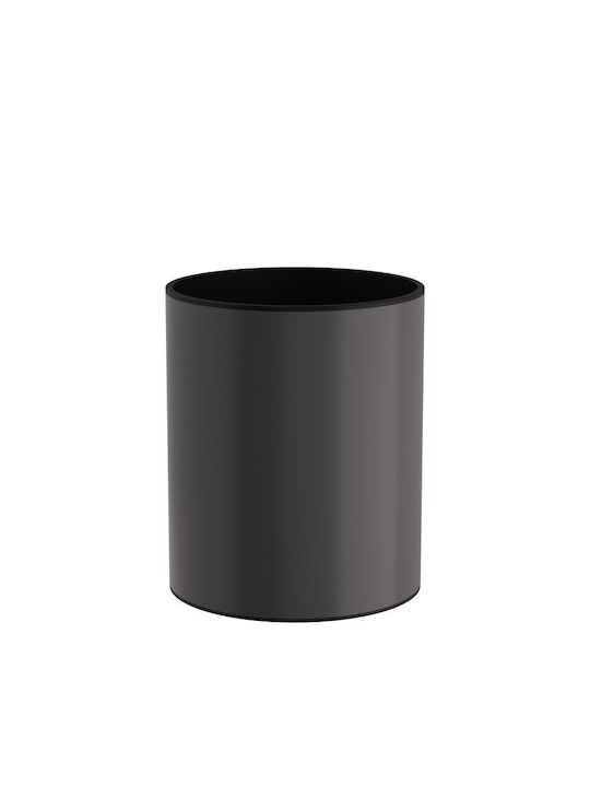 Pam & Co Пластмаса Кошче за офисни отпадъци 15лт Сив 25x25x30см