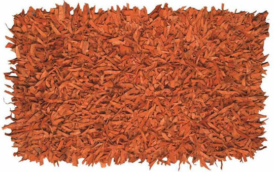 Sidi Home Plast Teppich Rechteckig Leder Terracotta