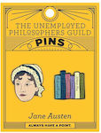 Jane Austen & Books Pins