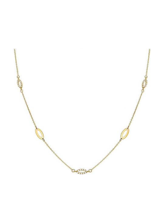 Papoulidis Jewellery from Gold 9 K with Zircon