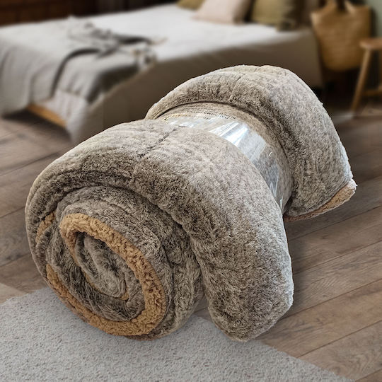 TnS Bettbezug Einzel 160x220cm Coffee