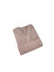 Astron Italy Bathrobe with Hood Dusty Rose