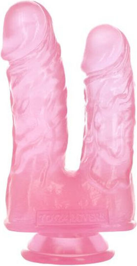 Toyz4lovers Caino Abele Doppeldildo Mit Saugnapf Rosa 17.5cm