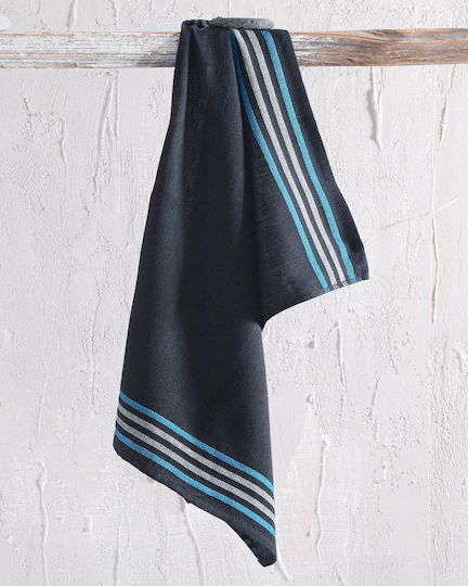 Rythmos Terra Towel from 100% Cotton in Orange Color 50x70cm