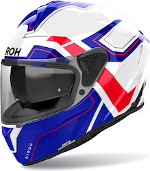 Airoh Spark 2 Dart Full Face με Sun Visor ECE 22.06 Blue/Red Gloss