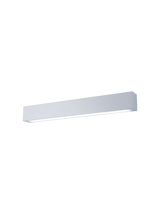 Light Prestige Klassisch Leuchte Wand mit Integrierter LED und Warmweißes Licht 93x8x5.5cm