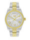 Visetti Damen Uhr mit Gold Metallarmband