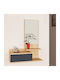 Mobilier de Intrare Oak-anthracite 60x31.3x90cm