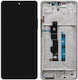 Screen Grade A with Touch Mechanism and Frame for Xiaomi Redmi Note 13 5G (Black)