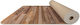 Rdx PVC йога постелка Rustic Wood D4