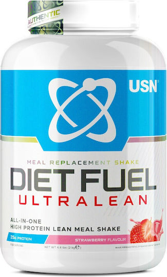 USN Meal Replacement Shake DietFuel UltraLean Supplement for Weight Loss 2000gr Strawberry