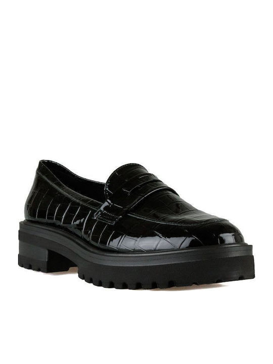 Black Crocodile Moccasin Design