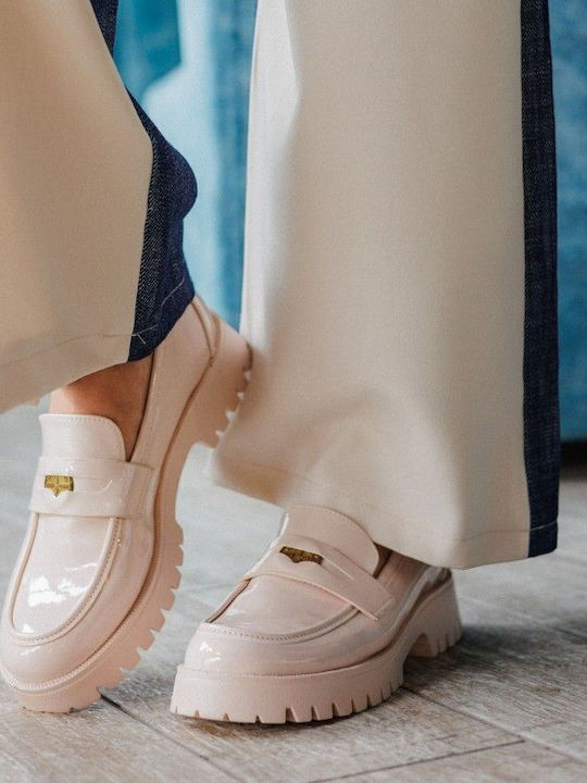 Mocasini dama în culoarea Roz