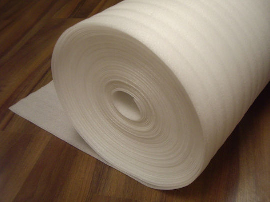 Bodenunterlage Polyethylen mit Rollenbreite 0.5cm (Preis pro m²)