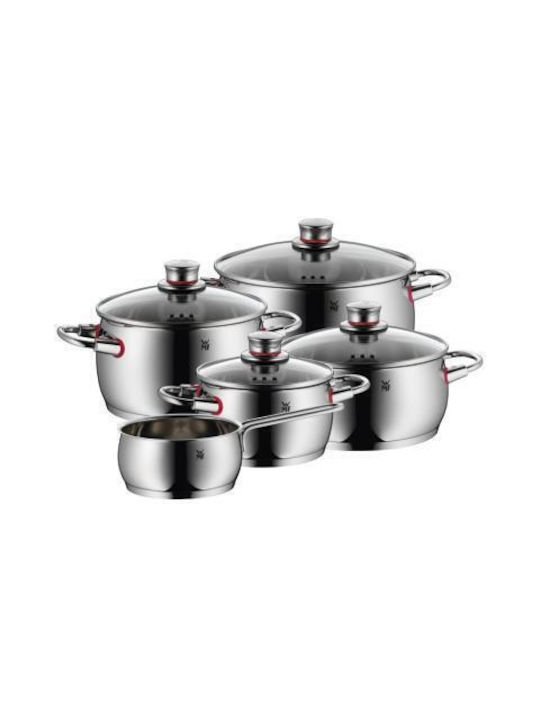 WMF WMF7455 Комплект саксии от Неръждаема Стомана 9бр