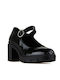 Sandals from Patent Leather Black