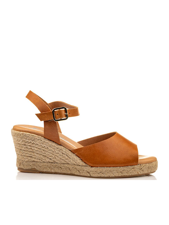Boxer Damenplattformen im Espadrilles-Stil Taba...