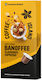 Capsule din aluminiu Espresso Banoffee 10 bucăți Coffee Island