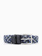 Bashaikov Δερματινη Πλεκτη Ζωνη Bb-3750-vvo 06-blue Grey Pink