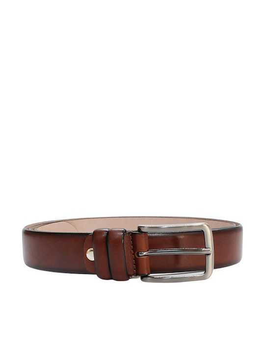 Bashaikov Χειροποιητη Δερματινη Ζωνη Cl-3049 Vvo12-brown