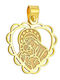 Dio Jewellery Lab Pendant Kids Talisman Konstantinato Heart shape made of Silver 8FY