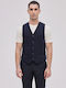 Men's Vest Slim Fit Navy Blue