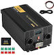 Vevor Inverter Αυτοκινήτου Καθαρού Ημιτόνου 3000W για Μετατροπή 12V DC σε 230V AC